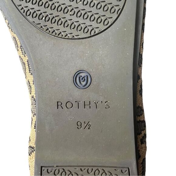 Rothy’s The Flat Round Toe Shoes in Spotted Leopard Print Size 9.5 US Women’s - Picture 9 of 12